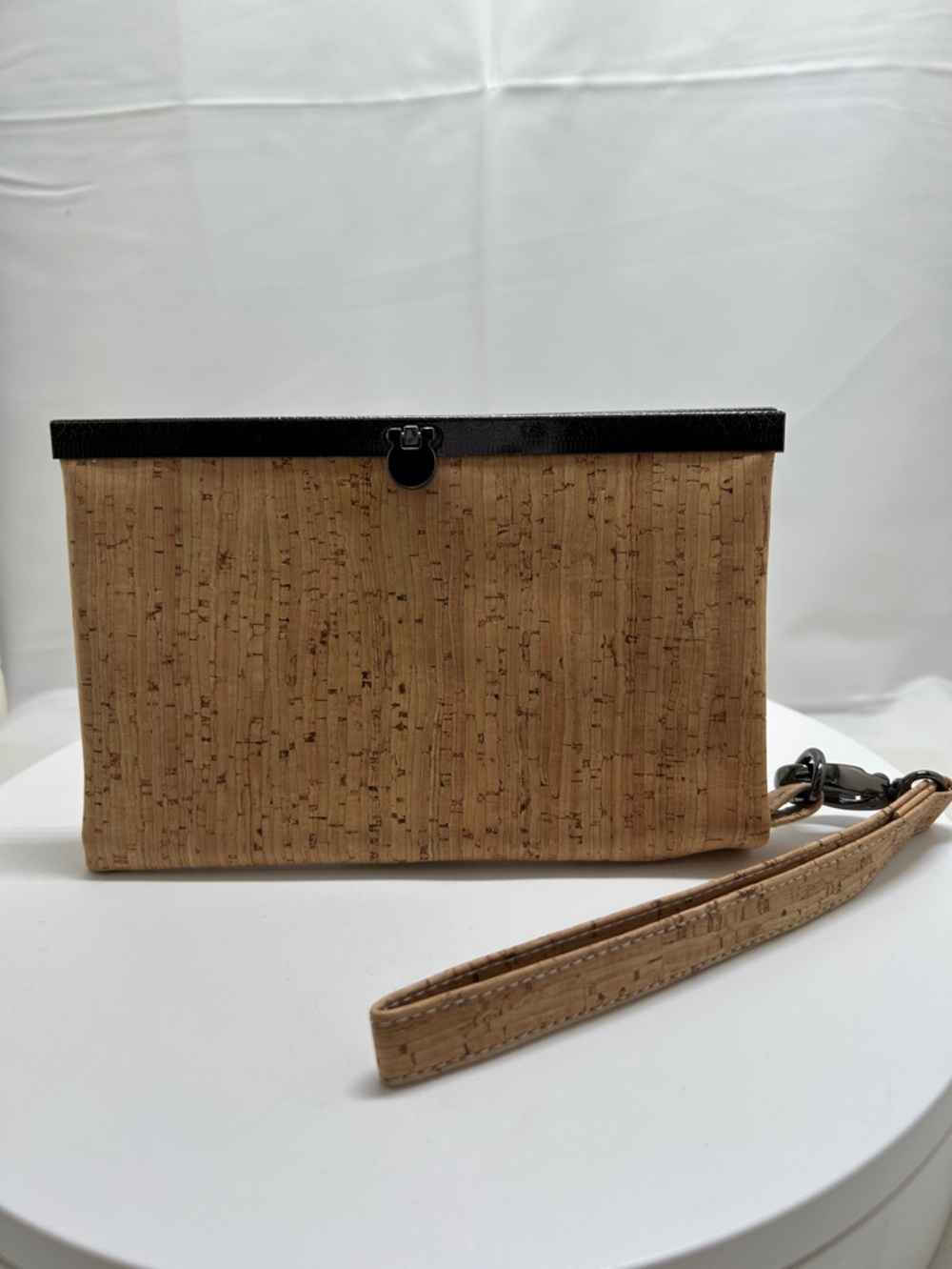Creative Stitches, Cork Passport Wristlet, Wallet, RFID Protection